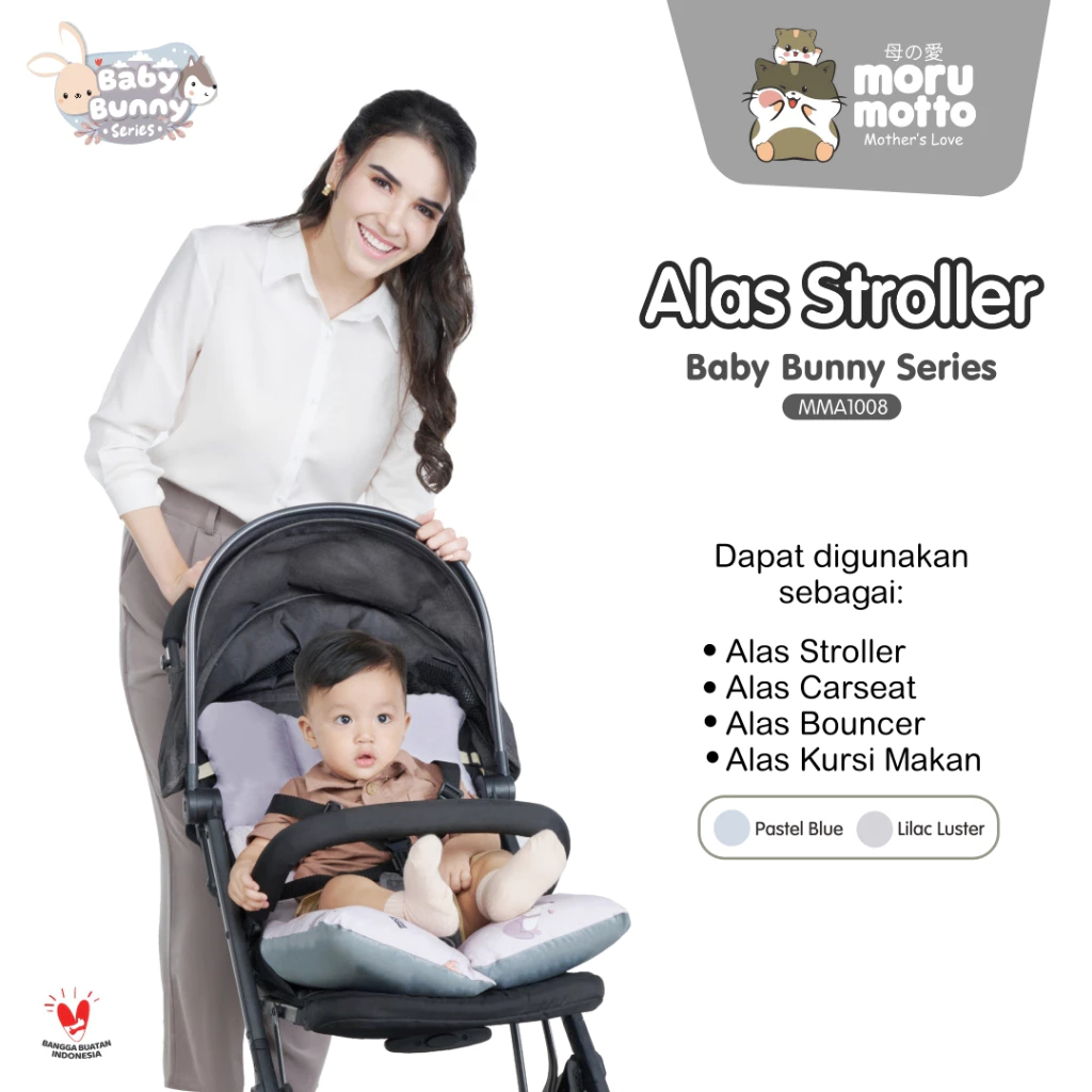 MORUMOTTO Alas Stroller Moru Motto Baby Bunny Series MMA1008 MMA1007 - READY MANADO