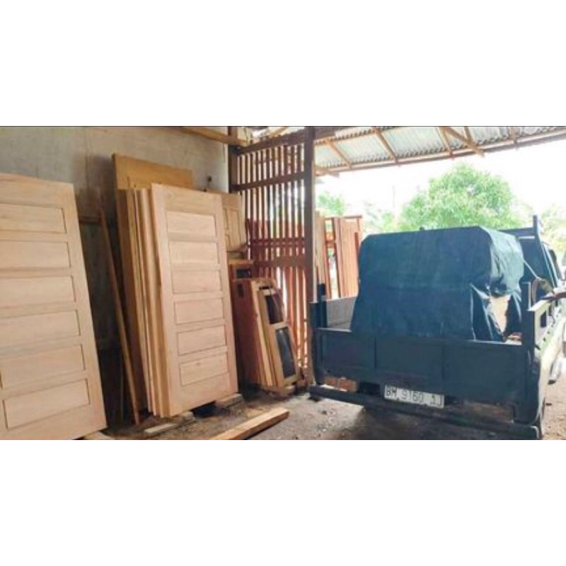 pintu kayu pekanbaru custom kayu