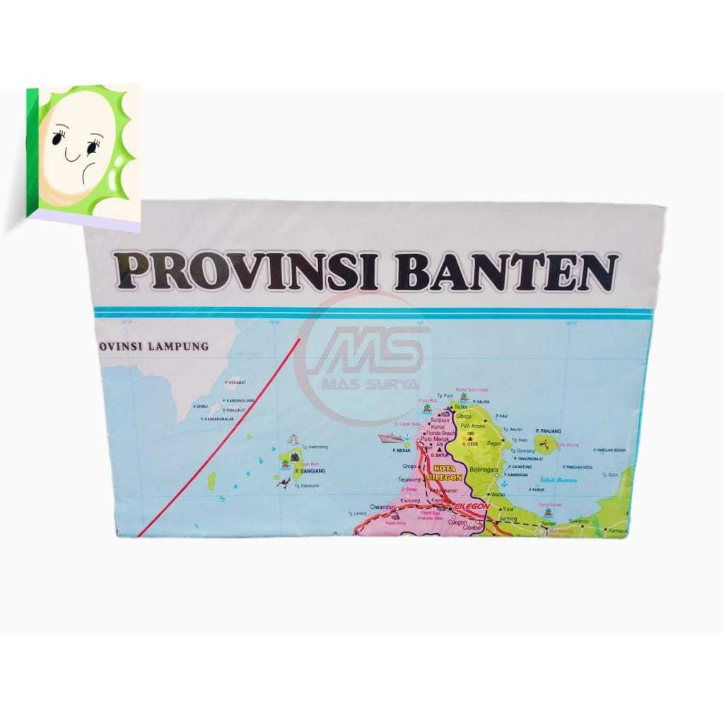 

Peta Lipat provinsi banten Ukuran : 120x72 cm