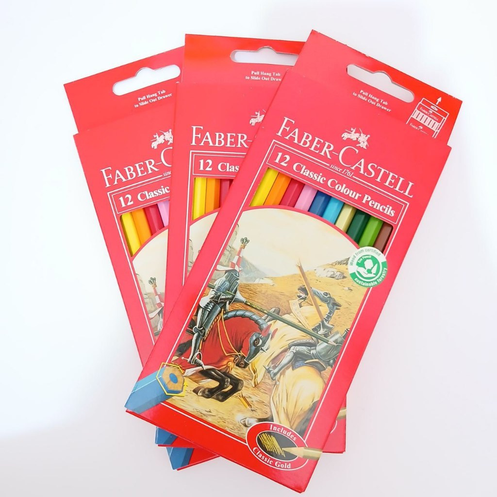 

Pensil Warna Faber Castell 12 Classic Colour Pencils Pewarna Stationery