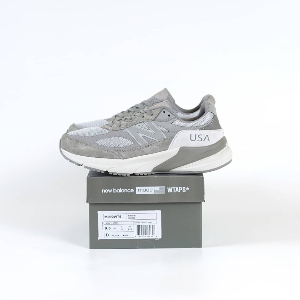 Sepatu New Balance M990CGT V6 WTAPS Grey