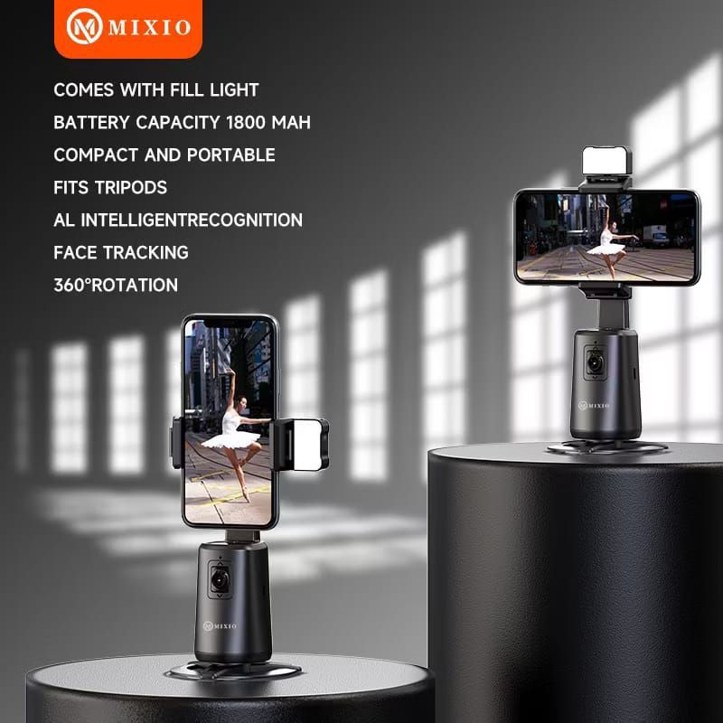 MIXIO A200 Auto Face Tracking Gimbal Stabilizer 360°