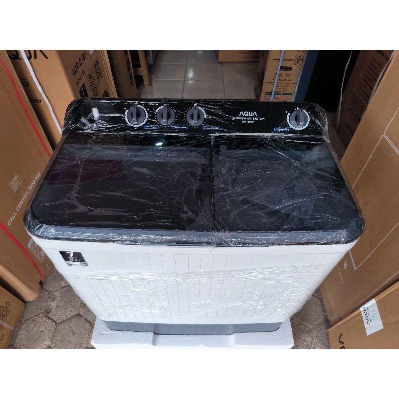 mesin cuci aqua 10 kg 2 tabung/mesin cuci aqua 1030HT