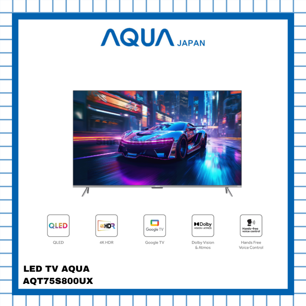 AQUA 75 inch 4K QLED SMART TV AQT75S800UX