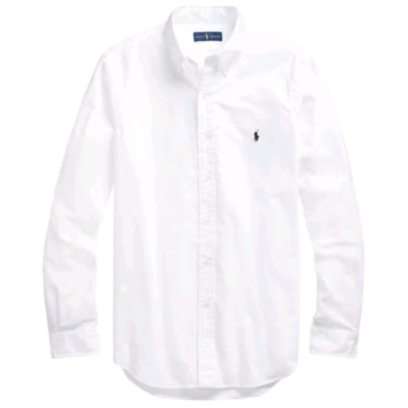 Polo Ralph Lauren Pria lengan Panjang • Kemeja pria polos • Kemeja Kasual
