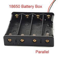 TEMPAT BATERAI 18650 HOLDER BATTERAY 18650 CASE BATEERY 4 Slot 4P