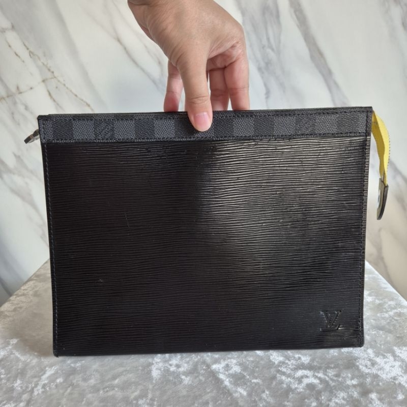 SALE Clutch Louis Vuitton LV Damier Epi Leather preloved