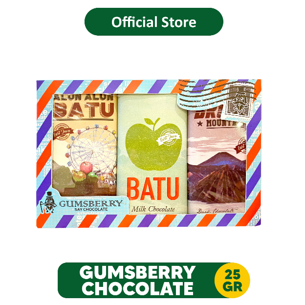 

Gumsberry Dark White Chocolate 25gr / 3 pcs | Oleh Oleh Khas Batu Malang - 043005