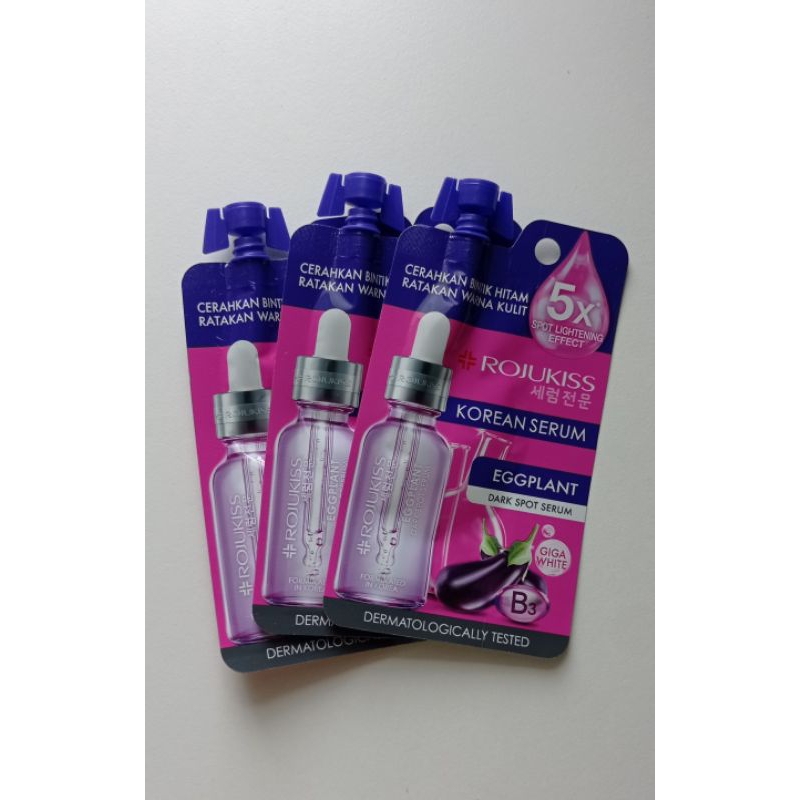 Rojukis Korean Serum Eggplant Size 8ml (Get 3pcs)