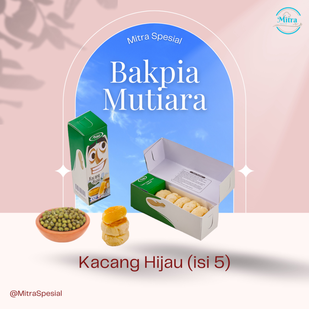 

BAKPIA MUTIARA JOGJA (ISI 5) - Bakpia Oleh Oleh Jogja