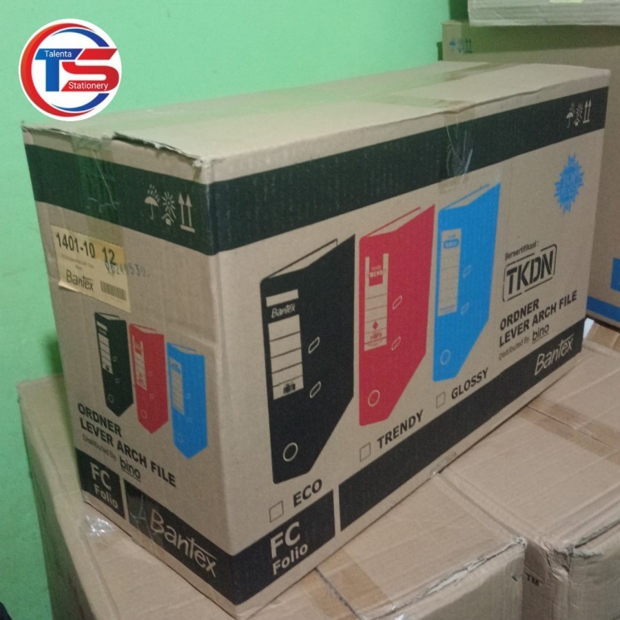 Ordner Bantex Karton Folio 1 dus isi 12 pcs
