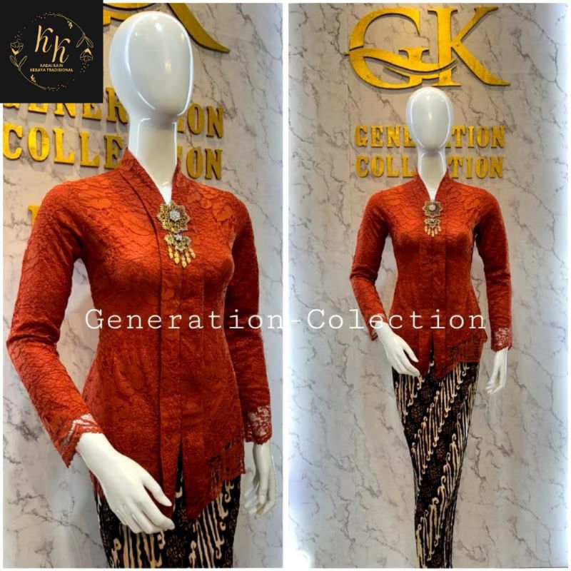 KK Set Kebaya Kartini Kebaya Wisuda Atasan Kebaya Modern Set Kebaya Wisuda Kebaya Couple Kutubaru Ke