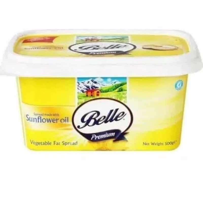 

Belle Butter Spread Sunflower Oil 500g Palmboom Margarin 250g Margarine bukan Mentega Butter 250 Gram