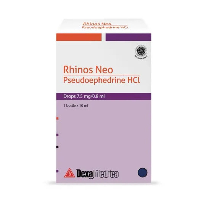 Rhinos Neo Pseudoephedrine HCl Dexa Med Tea