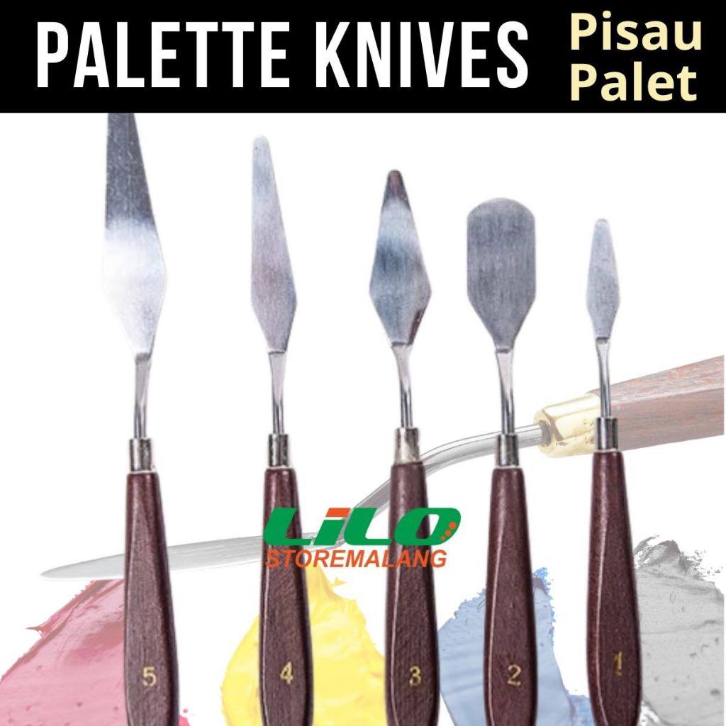 

Pisau Palet Pallete Knife ButterCake Painting Lukis Set 5 Pcs (L62)