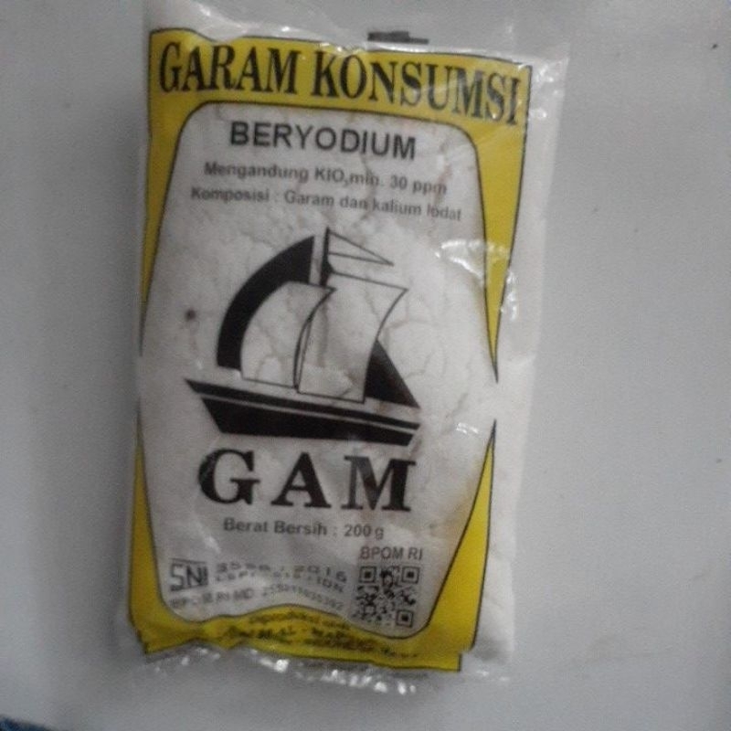 

GAM Garam Halus Merk Random Konsumsi Beryodium 200g