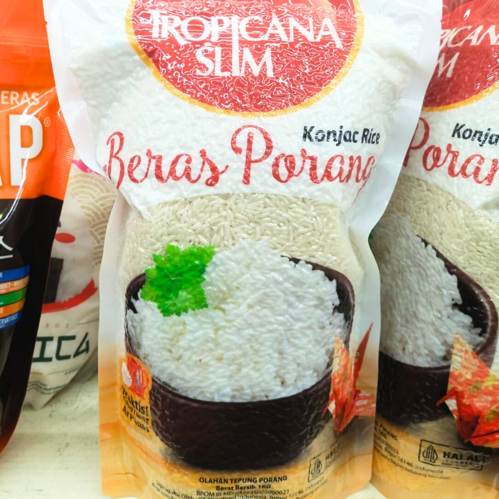 

Beras Porang Tropicana Slim 1kg Konjac Rice