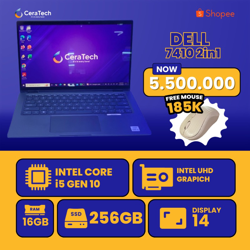 CeraTech Laptop Intel Core i5 Gen 10