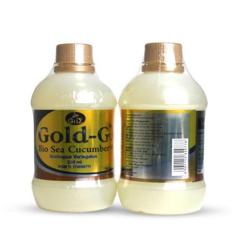 Obat Herbal Gamat Gold g jelly gamat gold g 320 ml asli