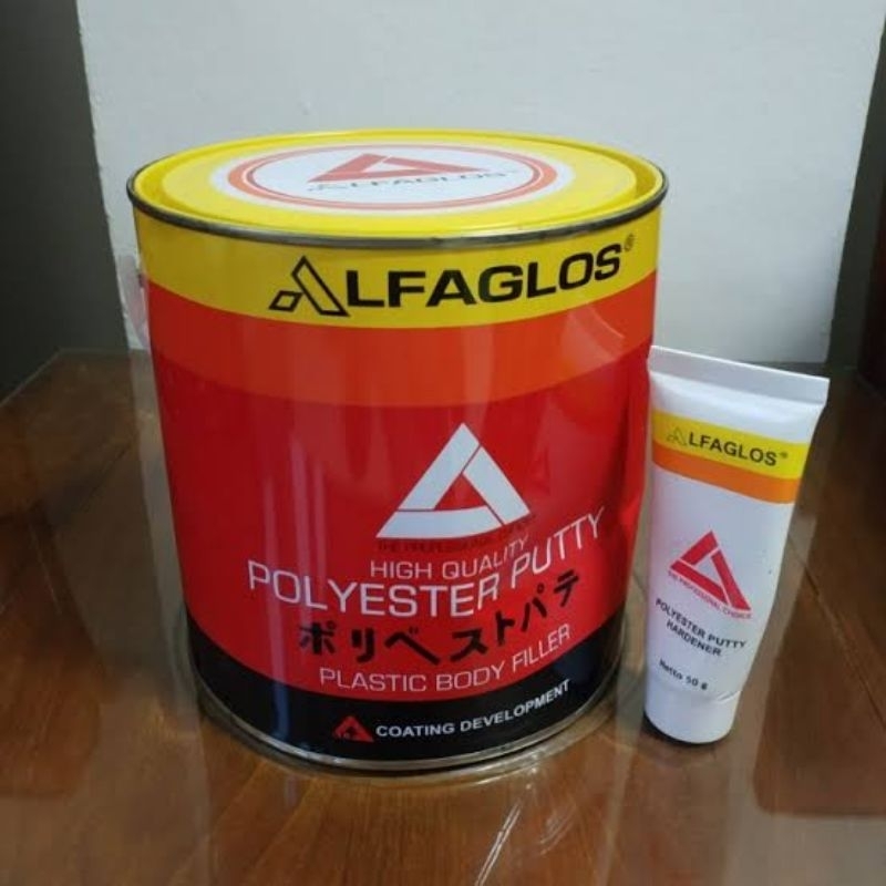 Dempul Alf 3kg , dempul plastik / mobil / motor , dempul alfagloss kemasan 4kg