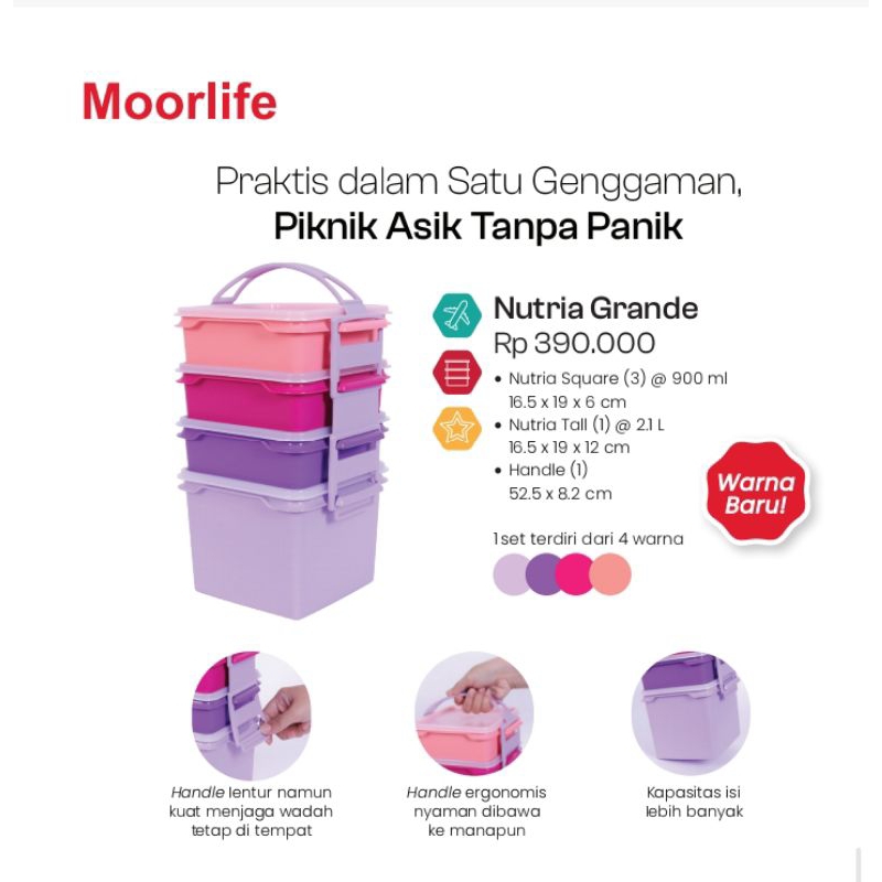Moorlife Nutritia Grande / rantang moorlife