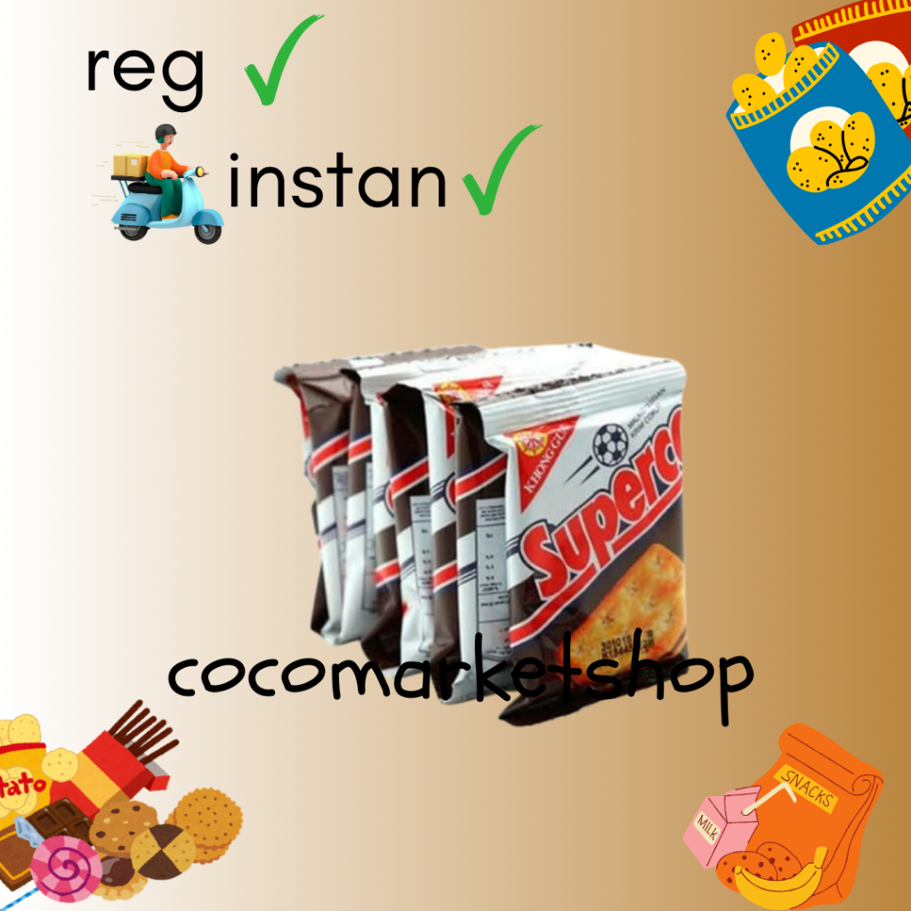 

COCOMART - (RENCENG) SUPERCO KHONG GUAN ISI 10PCS - 22GR