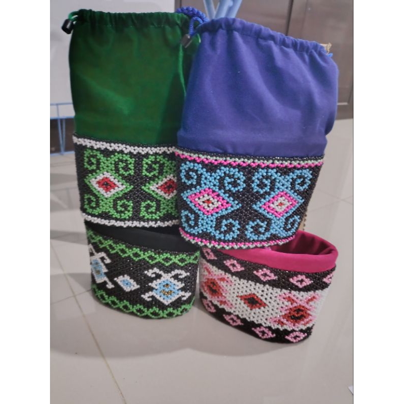 Pouch / Tas Rajut Etnik Kalimantan