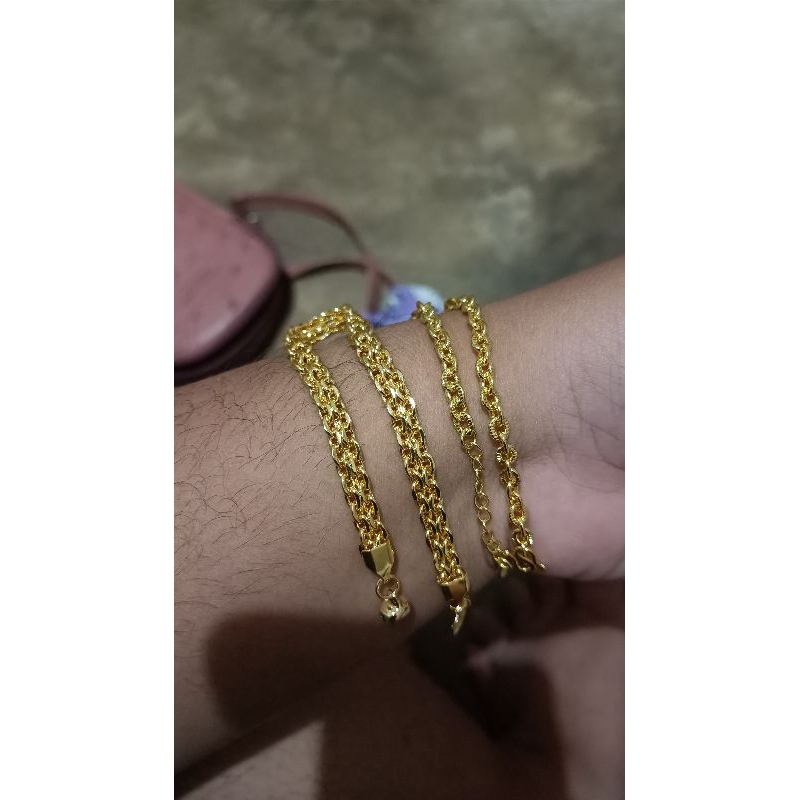 gelang emas 8230 24k rantai medan