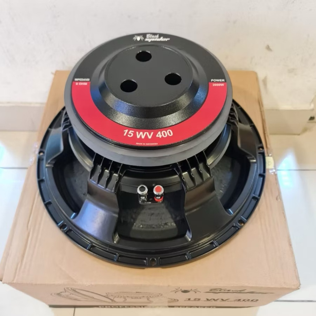 Speaker Komponen BlackSpider 15WV400C Component Speaker Black spider 15 inch