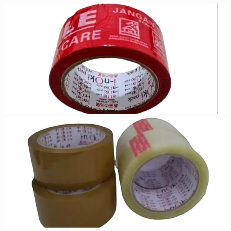 

GO GRAB 1DUS Lakban bening coklat fragile