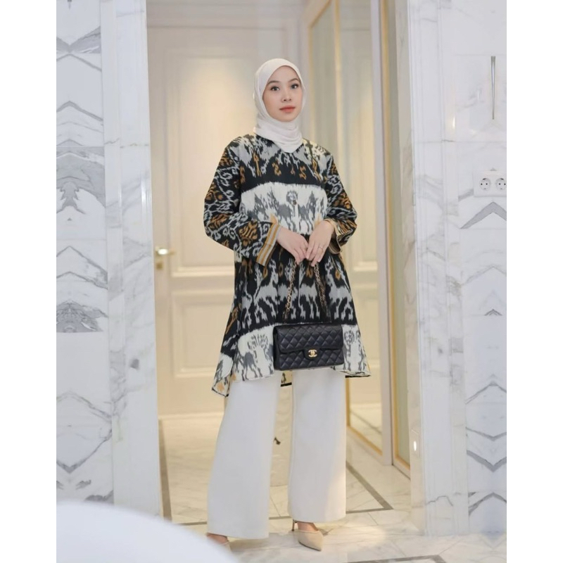 DRESS TENUN MOTIF SUMBA / TUNIK TENUN SUMBA