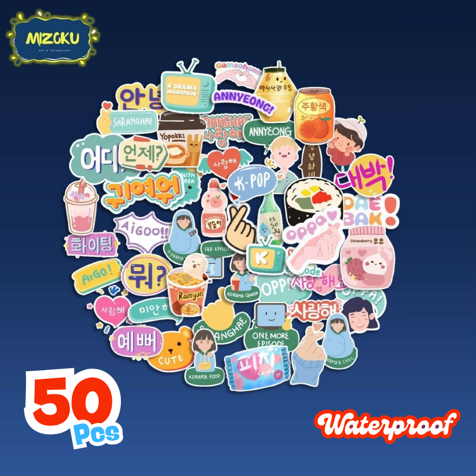 

STICKER PACK ANTI AIR KOREAN K-POP K-DRAMA KOREA UNTUK TUMBLER | TEMPAT MAKAN | HP | LAPTOP | KOPER | HELM | MOTOR | WATERPROOF