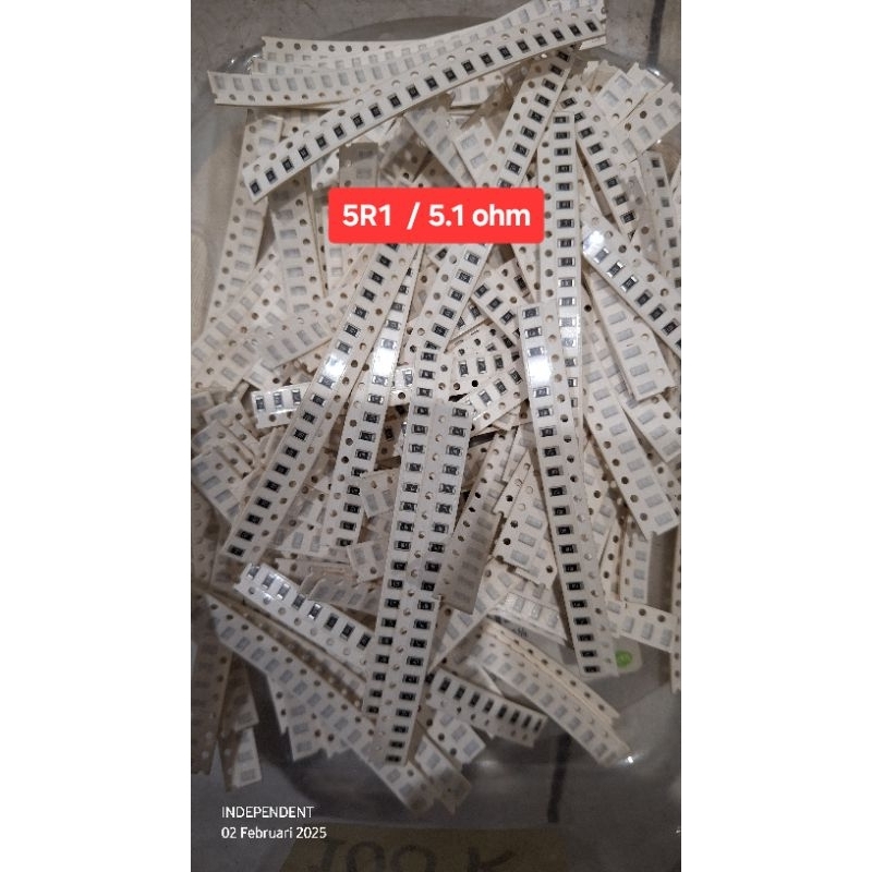 Resistor 5R1 5R10 / 5.1 ohm smd 1206 (20 pcs)