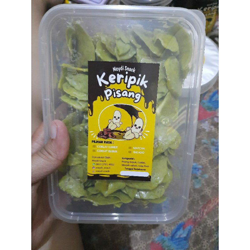 

Keripik Pisang Coklat Lumer 150gr