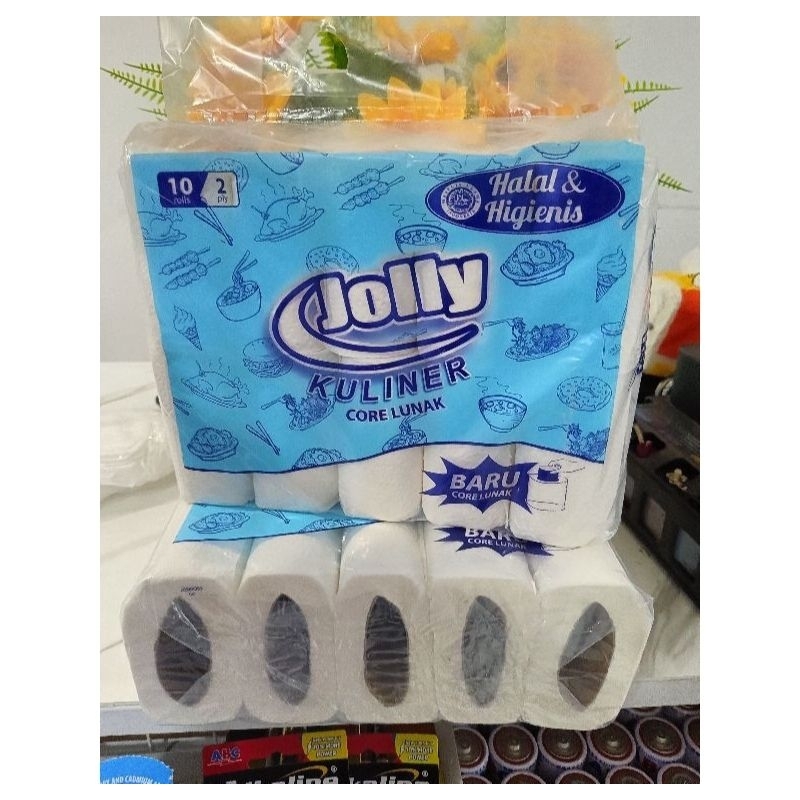 Tisu Jolly Kuliner Tisu Gulung 1Ball isi 10Roll