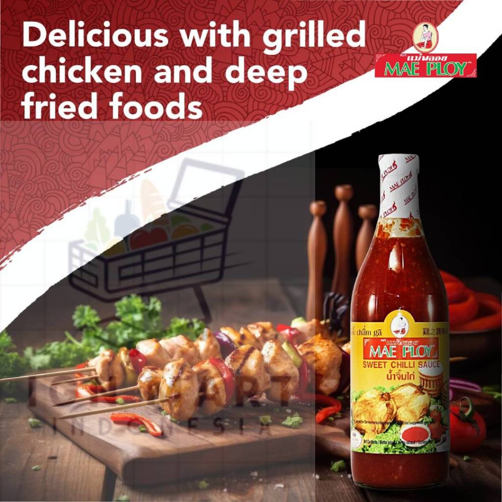

MAE PLOY SWEET CHILLI SAUCE 280 ML | Saos Cabai Manis Thailand