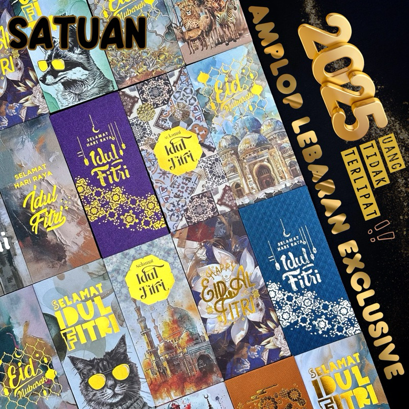

[Berhadiah THR] (SATUAN) AMPLOP LEBARAN EXCLUSIVE | AMPLOP LEBARAN TULISAN EMAS TIMBUL | AMPLOP EMBOSS TULISAN EMAS | AMPLOP GOLD PLATED | PLATINUM EDITION | LIMITED EDITION | AMPLOP LEBARAN MEWAH
