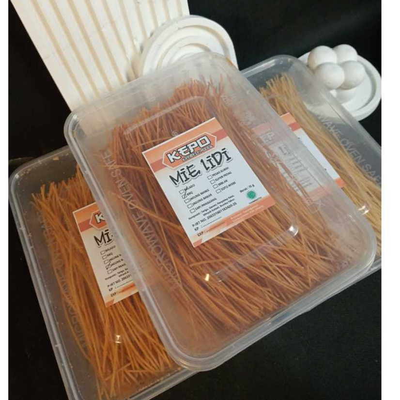 

Grosir 3 Free 1 KEPO Mie Lidi 100gr (kemasan Tepak/box)
