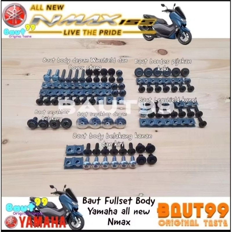 Baut Full Body Yamaha all new Nmax Baut Full Body Yamaha all new Nmax