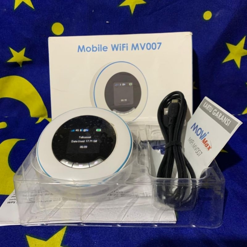Modem Mifi 4G UFO Max Mv007 Movimax Unlock Alloprator 4G LTE Band 1'3'5'8'40 Second