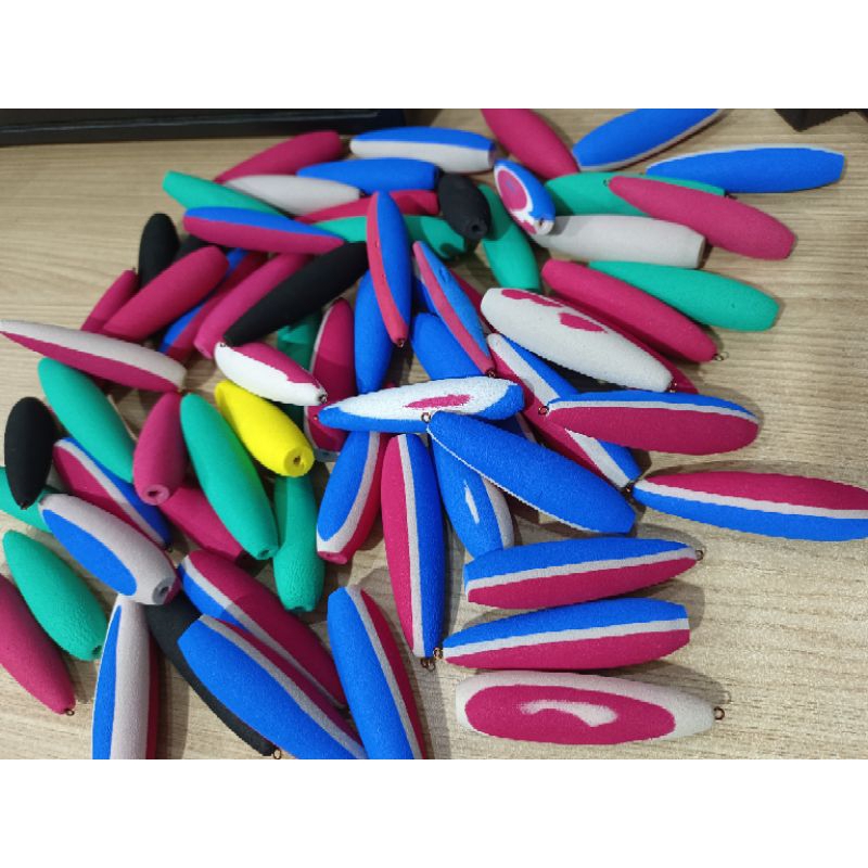 PELAMPUNG PANCING WARNA 7CM AMPUL BUSA PANCING