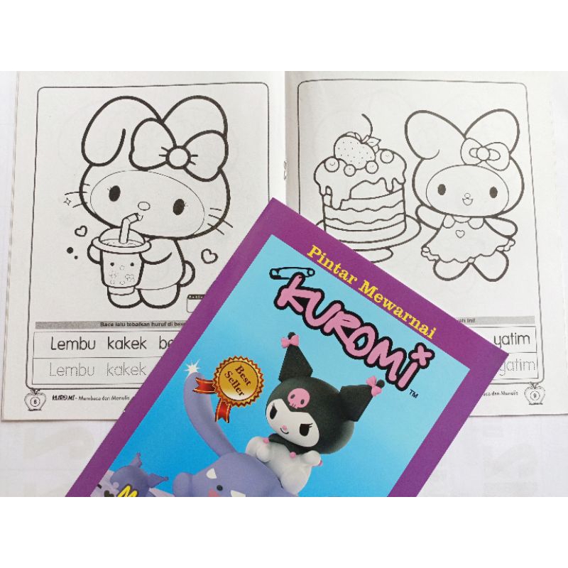 

[Whispers] Buku Mewarnai PAUD Sambil belajar Berhitung - Menebali - Menulis Ukuran Besar 20x25cm