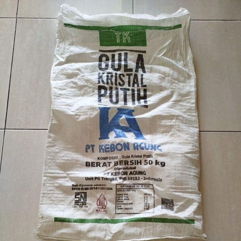 packing kemasan karung bagor plastik bekas uk 65 x 120 / 59 x 90 / 77 x 132 cm sedang besar