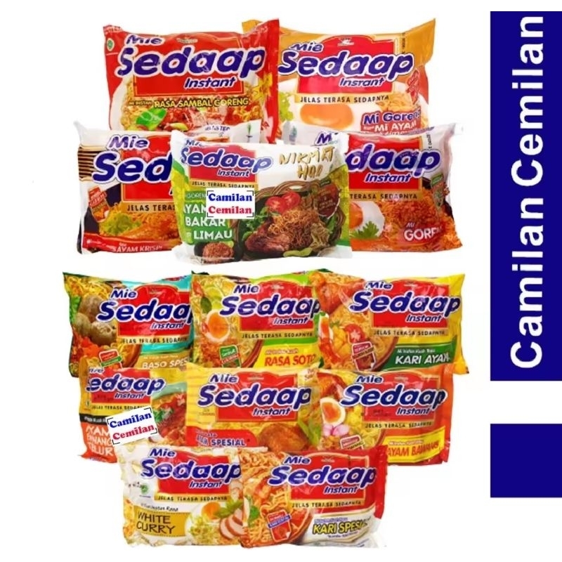 

Sedaap Sedaap mie goreng All Variant