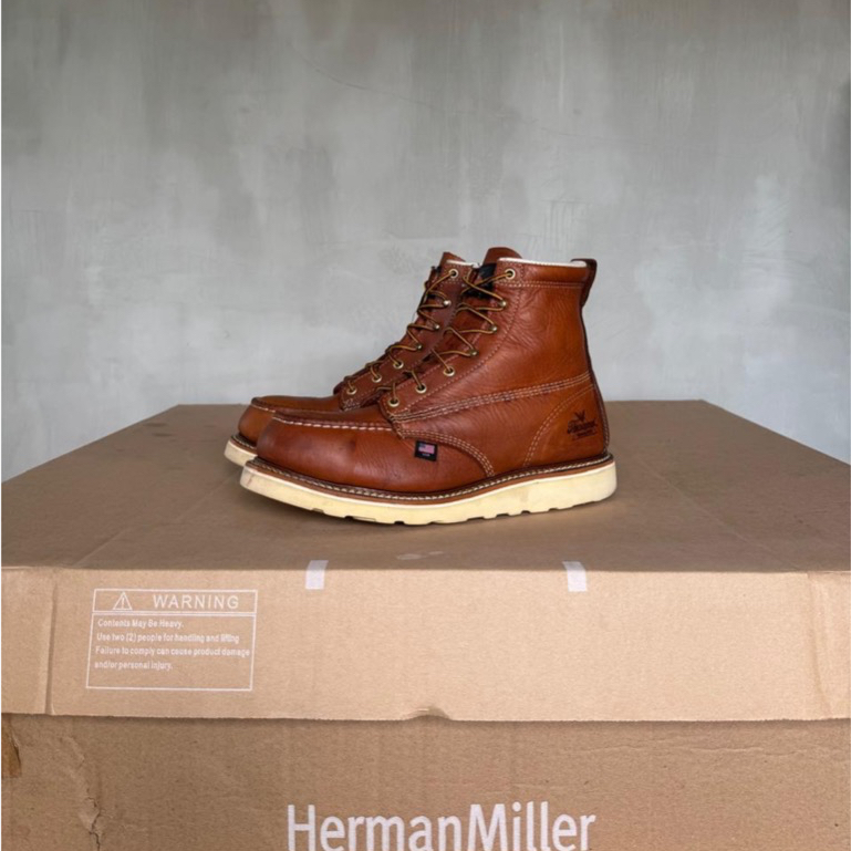 Thorogood American Heritage 6” Steel Safety Toe Moc Toe Boot