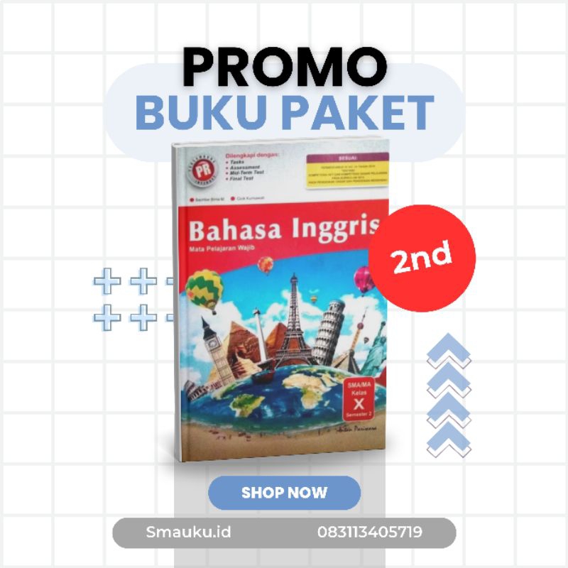 

PROMO! Buku Bahasa Inggris Wajib SMA/MA/SMK/MAK Kelas 10/X PRELOVED