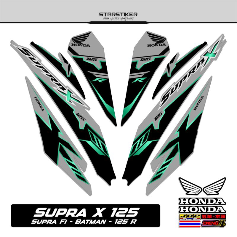 52/Striping Supra X 125 R/Stiker Supra X 125 Fi/Sticker/Supra-x 125 R/Wave 125 R/Stiping/List/Polet/