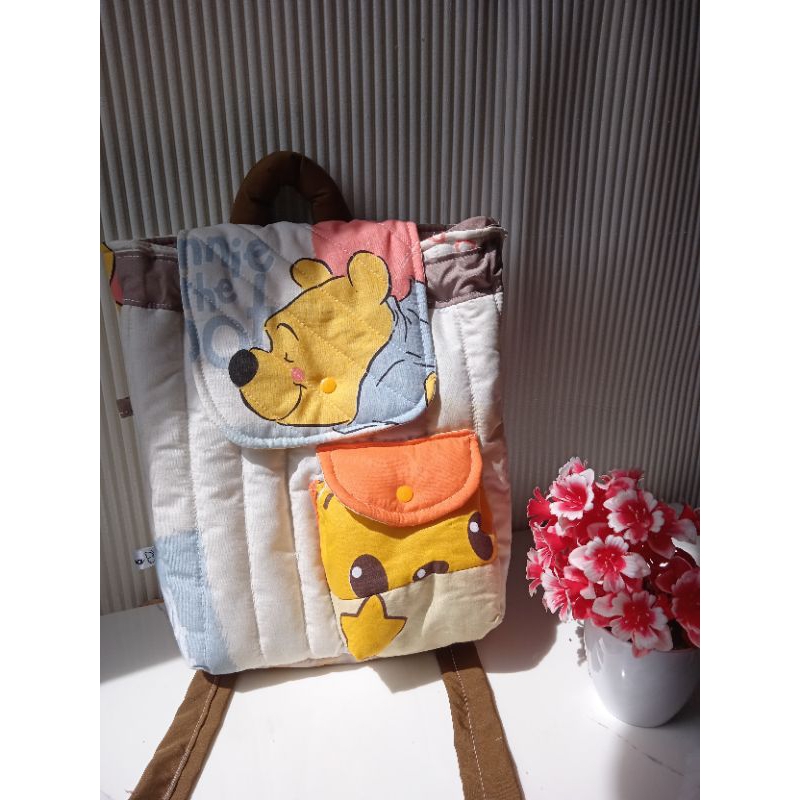 tas ransel puffy tas Ainun hand made punya