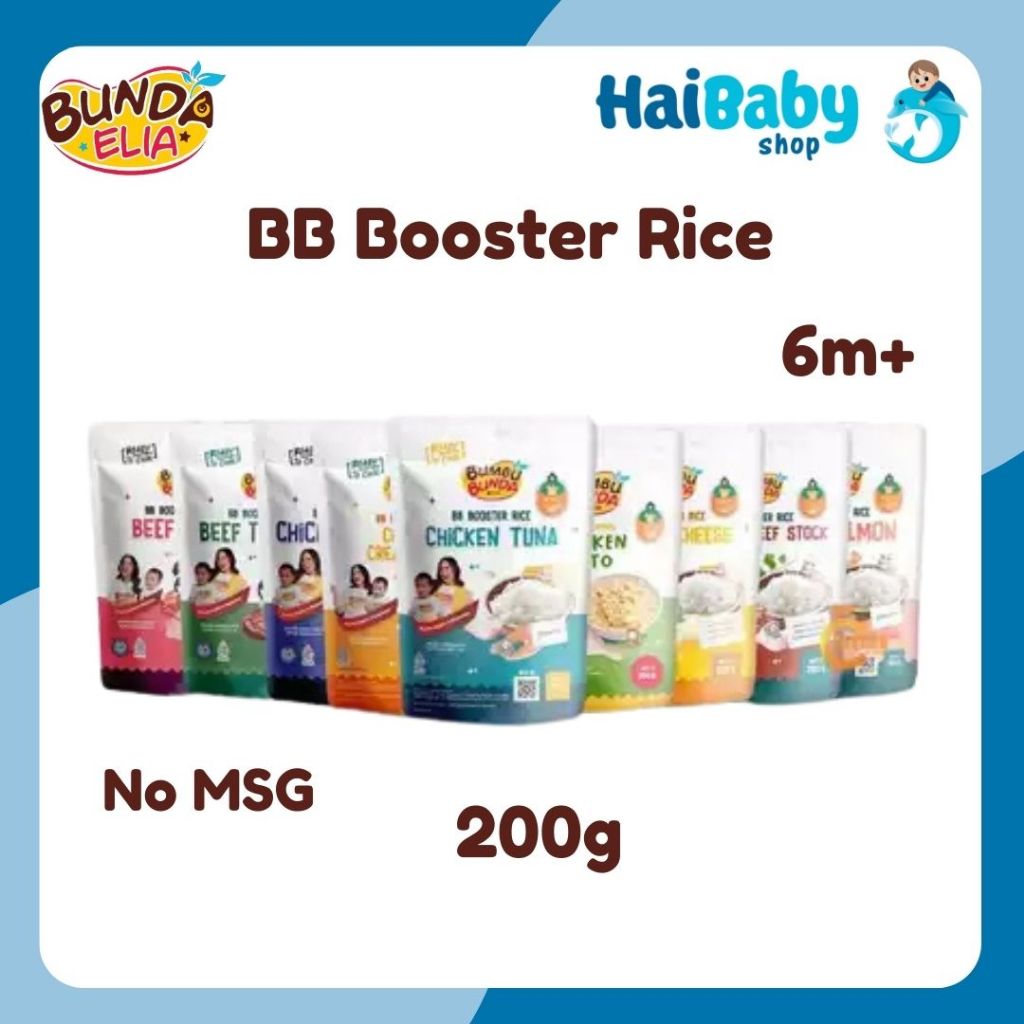 

Bumbu Bunda Elia BB Booster Rice Beras BB Booster MPASI Beras Beras Mpasi BB Booster 6 Bulan 200GR