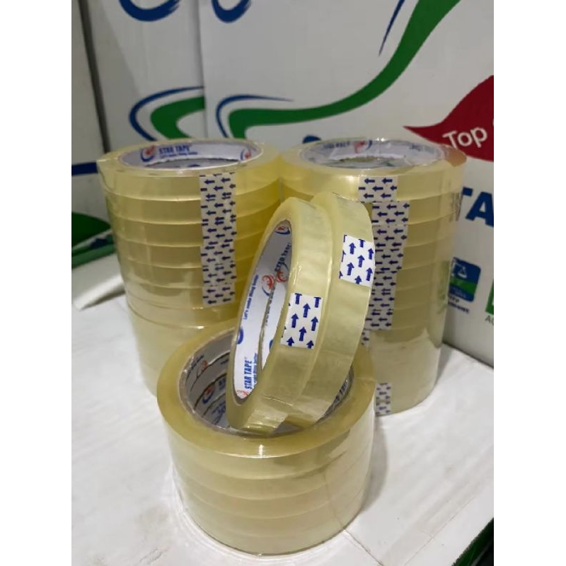 

Lakban Kecil Ukuran 12 mm x Yard Isolasi 1/2 Inch STAR Tape